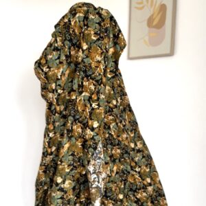 ensemble de priere fleuris jaune vert